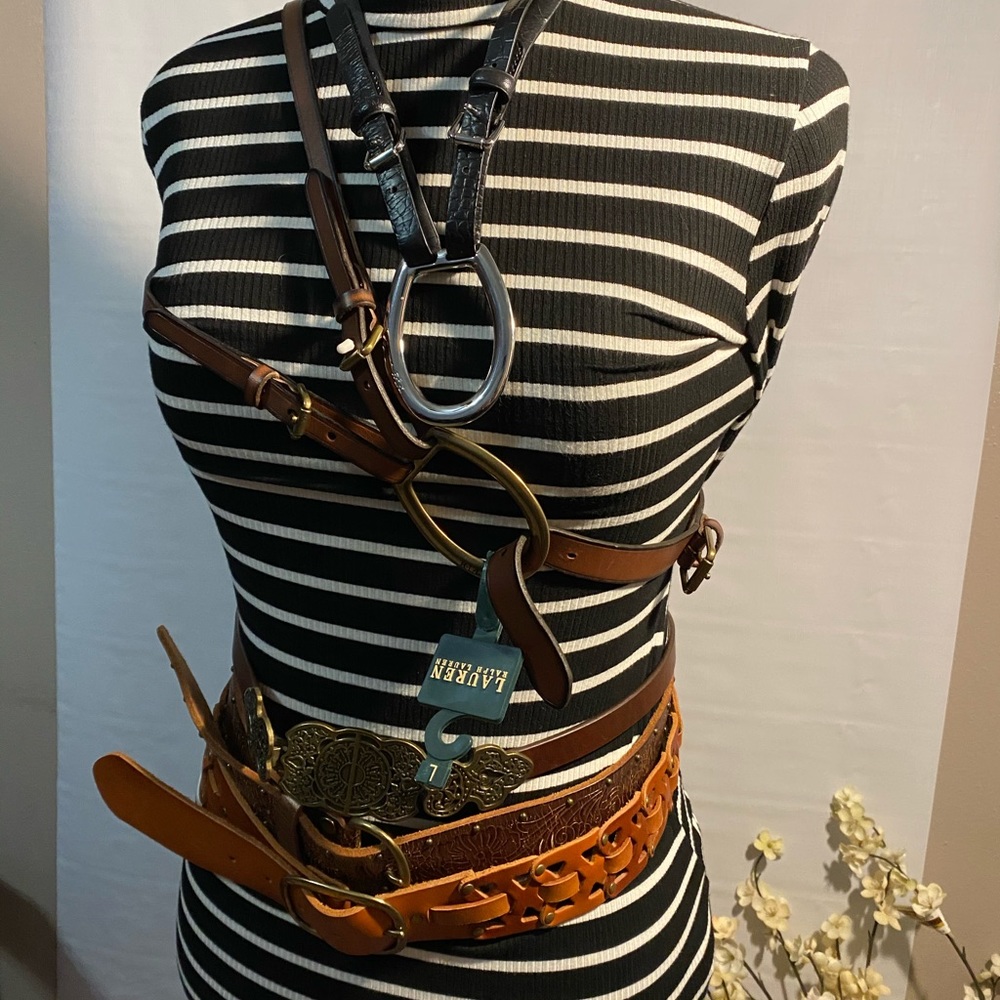 Belts...Ralph Lauren-Chico’s- Lucky Brand...